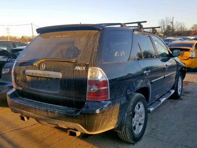 2HNYD18906H526305 - 2006 ACURA MDX TOURIN BLACK photo 4