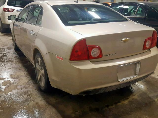 1G1ZC5E14BF259354 - 2011 CHEVROLET MALIBU 1LT ბეჟი ფოტო 3
