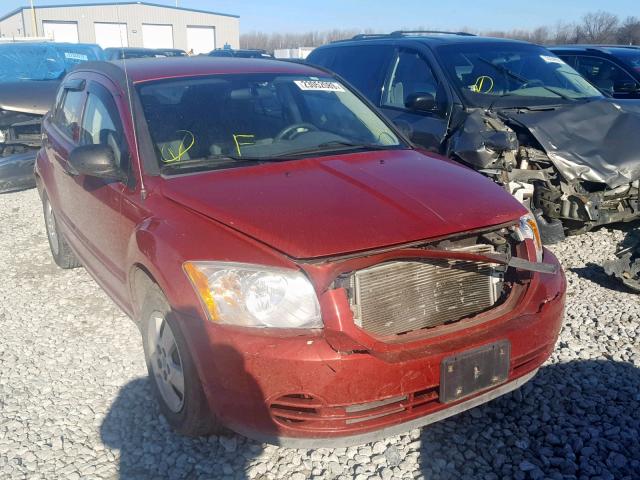 1B3HB28B37D242509 - 2007 DODGE CALIBER RED photo 1