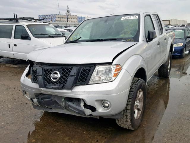 1N6AD0ER4DN747722 - 2013 NISSAN FRONTIER S SILVER photo 2