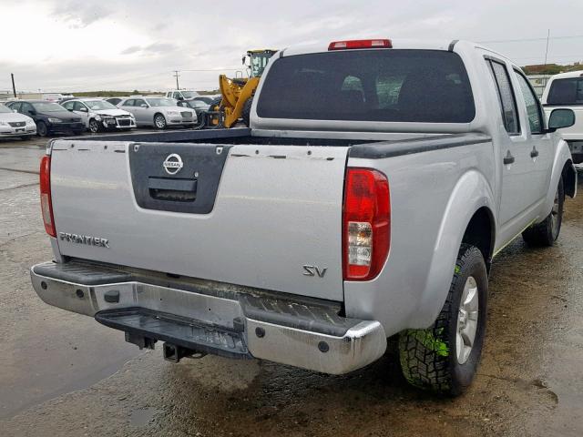 1N6AD0ER4DN747722 - 2013 NISSAN FRONTIER S SILVER photo 4