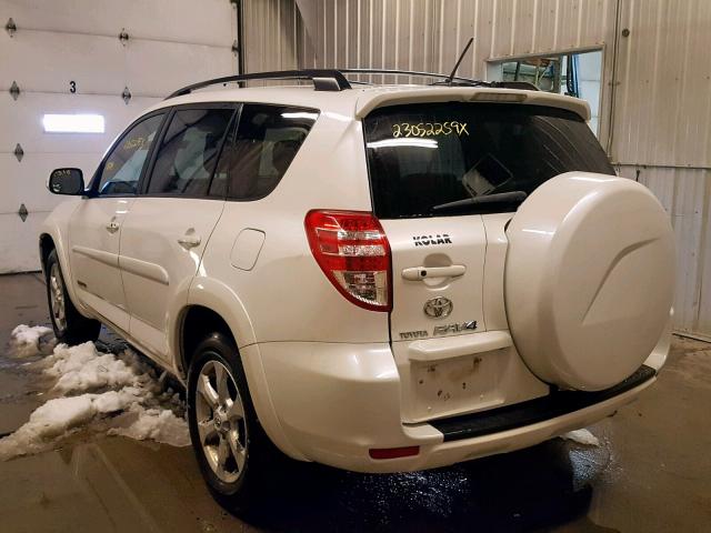 2T3DF4DV3AW032628 - 2010 TOYOTA RAV4 LIMIT 白色 照片 3