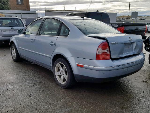 WVWTH63B34P048403 - 2004 VOLKSWAGEN PASSAT GLX 蓝色 照片 3