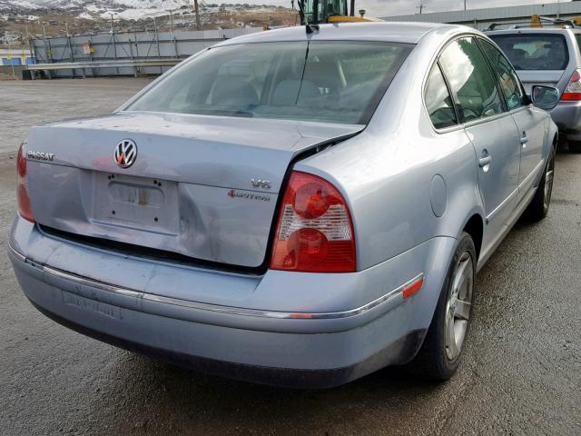 WVWTH63B34P048403 - 2004 VOLKSWAGEN PASSAT GLX 蓝色 照片 4
