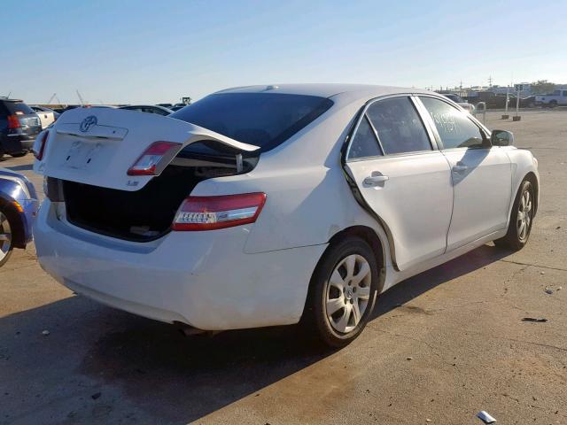 4T4BF3EK8BR186368 - 2011 TOYOTA CAMRY BASE 白色 照片 4