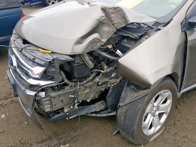 2FMDK3JC4CBA31028 - 2012 FORD EDGE SEL 金色 照片 9