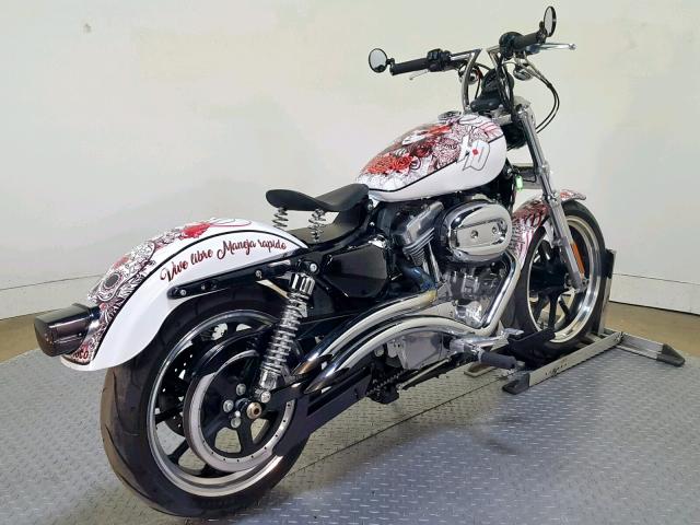 1HD4CR217CC447252 - 2012 HARLEY-DAVIDSON XL883 SUPE WHITE photo 8