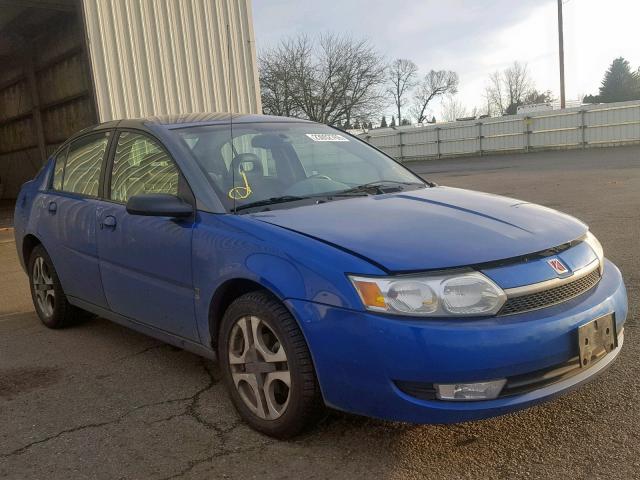1G8AL52F23Z152141 - 2003 SATURN ION LEVEL BLUE photo 1