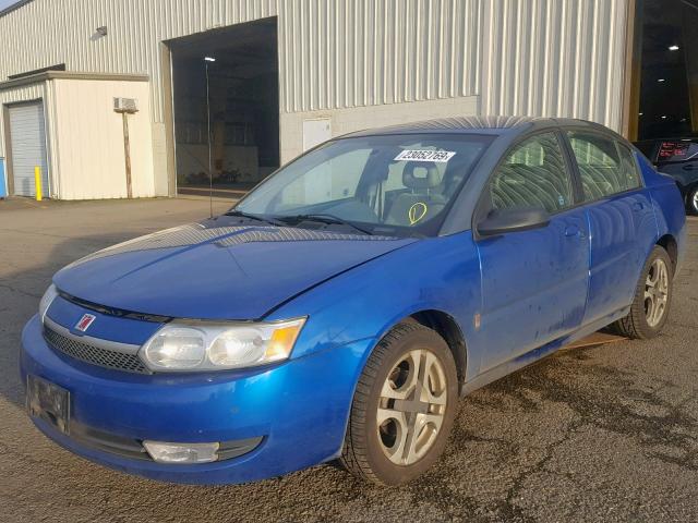 1G8AL52F23Z152141 - 2003 SATURN ION LEVEL BLUE photo 2
