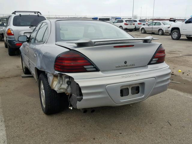 1G2NF52E6YM857040 - 2000 PONTIAC GRAND AM S ვერცხლისფერი ფოტო 3