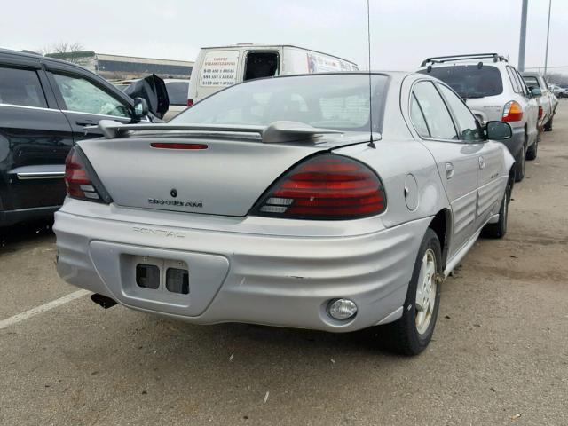 1G2NF52E6YM857040 - 2000 PONTIAC GRAND AM S ვერცხლისფერი ფოტო 4