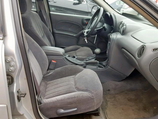 1G2NF52E6YM857040 - 2000 PONTIAC GRAND AM S ვერცხლისფერი ფოტო 5