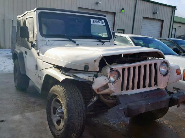 1J4FY29P3WP766362 - 1998 JEEP WRANGLER / WHITE photo 1