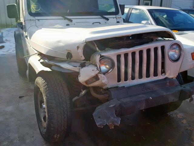 1J4FY29P3WP766362 - 1998 JEEP WRANGLER / WHITE photo 9