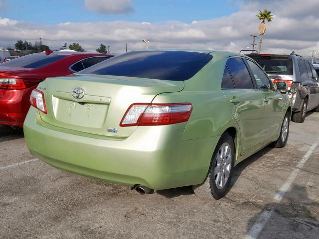 JTNBB46KX73002510 - 2007 TOYOTA CAMRY NEW GREEN photo 4