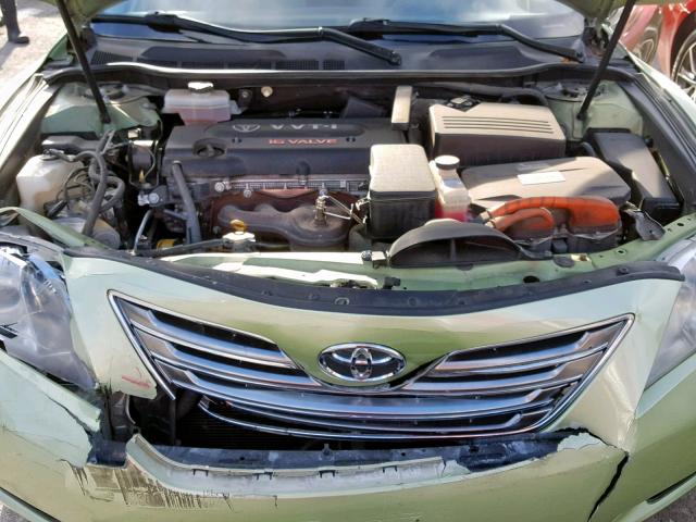 JTNBB46KX73002510 - 2007 TOYOTA CAMRY NEW GREEN photo 7