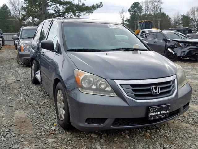 5FNRL3H23AB095307 - 2010 HONDA ODYSSEY LX GRAY photo 1