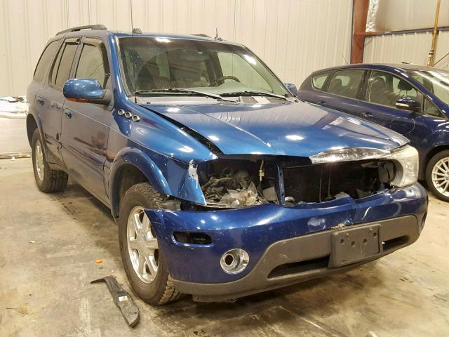 5GAET13M752282538 - 2005 BUICK RAINIER CX BLUE photo 1