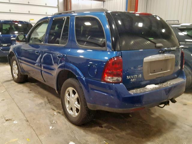 5GAET13M752282538 - 2005 BUICK RAINIER CX BLUE photo 3