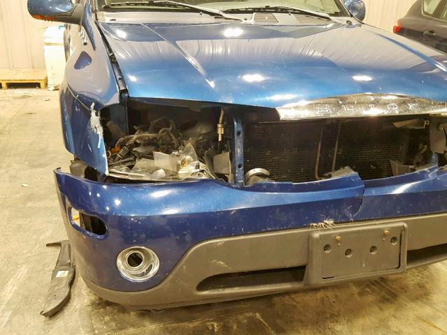 5GAET13M752282538 - 2005 BUICK RAINIER CX BLUE photo 9