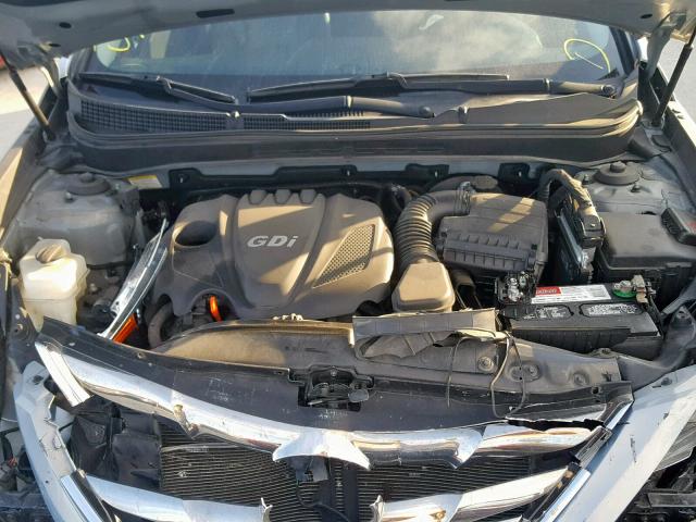 5NPEC4AC9DH708883 - 2013 HYUNDAI SONATA SE BLUE photo 7