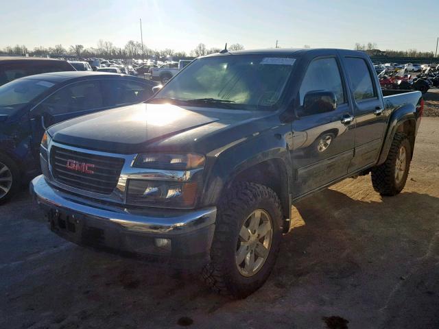 1GTH6MFE3C8115452 - 2012 GMC CANYON SLE BLACK photo 2