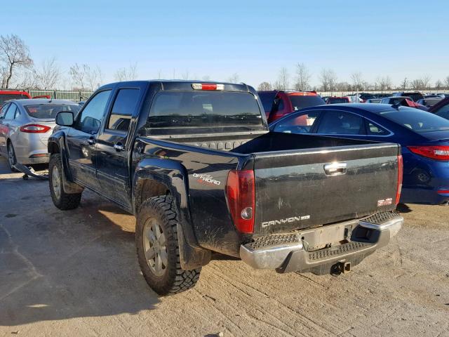 1GTH6MFE3C8115452 - 2012 GMC CANYON SLE BLACK photo 3