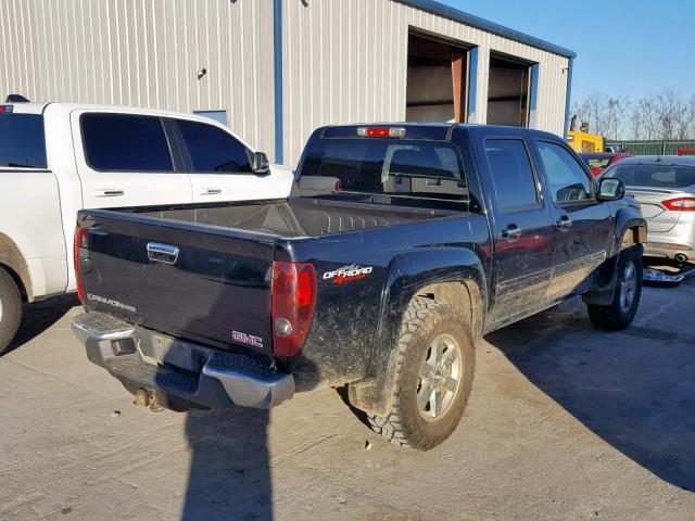 1GTH6MFE3C8115452 - 2012 GMC CANYON SLE BLACK photo 4