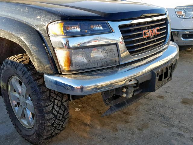 1GTH6MFE3C8115452 - 2012 GMC CANYON SLE BLACK photo 9