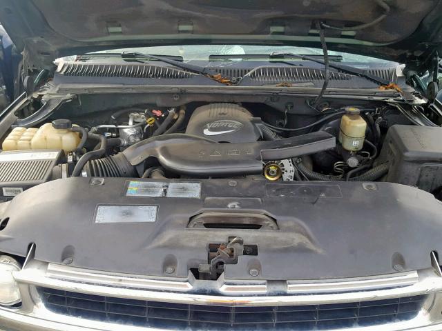 1GNEK13T72J176320 - 2002 CHEVROLET TAHOE K150 GREEN photo 7