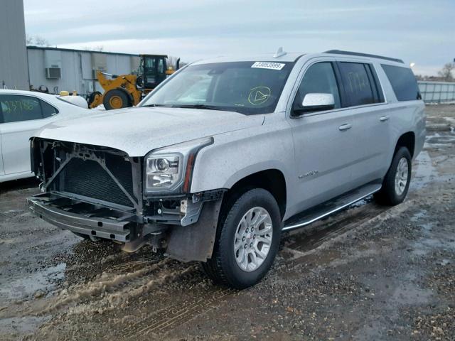 1GKS2GKCXJR181953 - 2018 GMC YUKON XL K SILVER photo 2