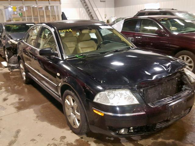 WVWTH63BX2P288450 - 2002 VOLKSWAGEN PASSAT GLX BLACK photo 1