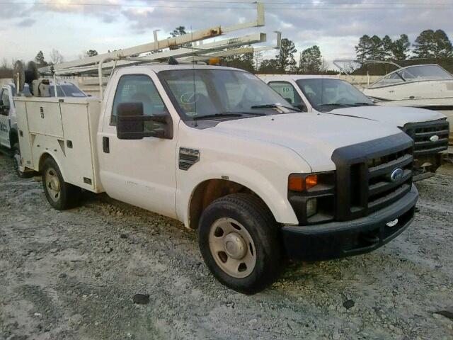 1FDWF30578EC54336 - 2008 FORD F350 SRW S WHITE photo 1