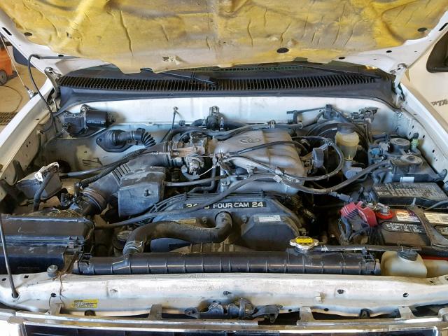 4TASN92N0XZ542188 - 1999 TOYOTA TACOMA XTR WHITE photo 7