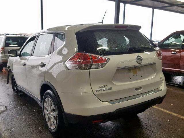 JN8AT2MV1GW132872 - 2016 NISSAN ROGUE S თეთრი ფოტო 3