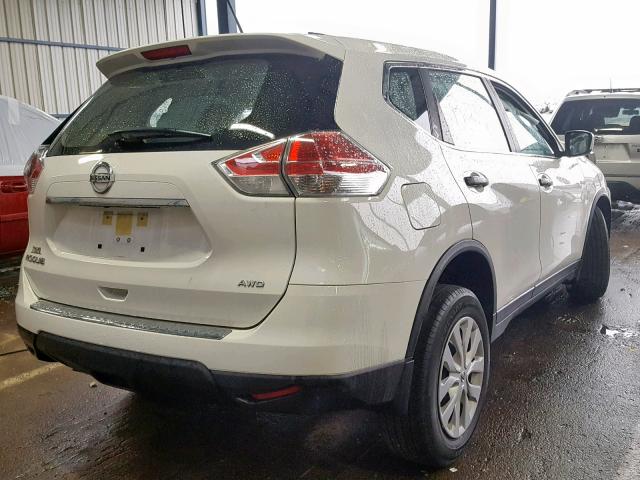 JN8AT2MV1GW132872 - 2016 NISSAN ROGUE S თეთრი ფოტო 4