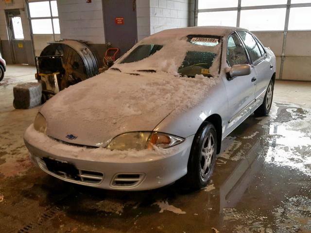 1G1JF52T417187798 - 2001 CHEVROLET CAVALIER L SILVER photo 2