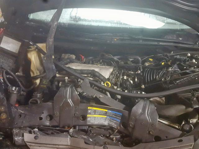 2G1WF52E959392173 - 2005 CHEVROLET IMPALA BLACK photo 7