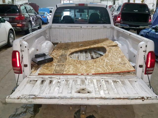 1B7GG42NX2S522670 - 2002 DODGE DAKOTA SLT WHITE photo 6