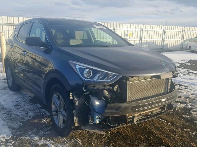 5XYZTDLB7JG572679 - 2018 HYUNDAI SANTA FE S CHARCOAL photo 1