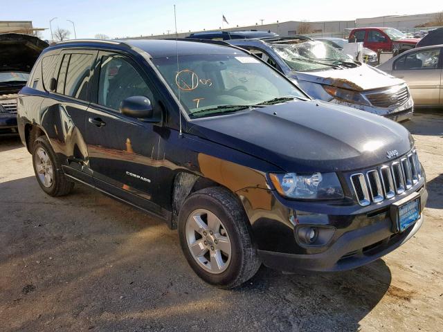 1C4NJCBA8ED844586 - 2014 JEEP COMPASS SP შავი ფოტო 1