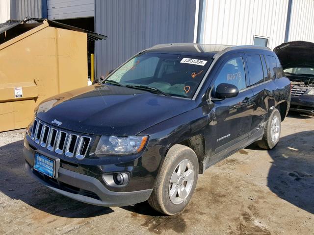 1C4NJCBA8ED844586 - 2014 JEEP COMPASS SP შავი ფოტო 2