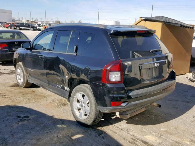 1C4NJCBA8ED844586 - 2014 JEEP COMPASS SP BLACK photo 3