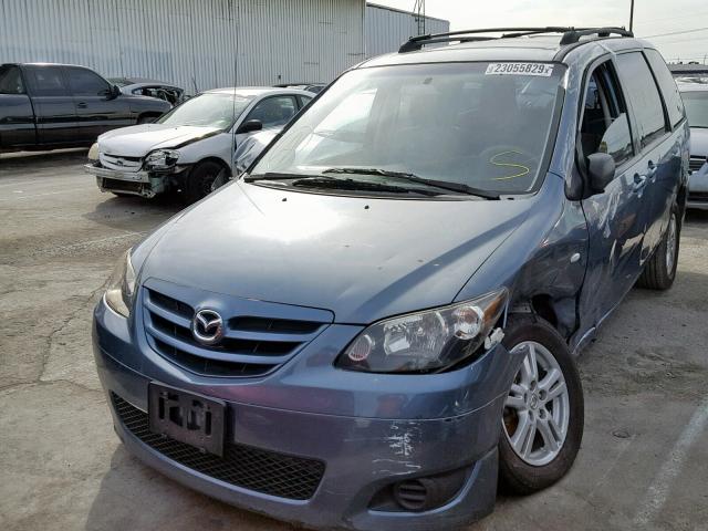 JM3LW28J250546608 - 2005 MAZDA MPV WAGON GRAY photo 2