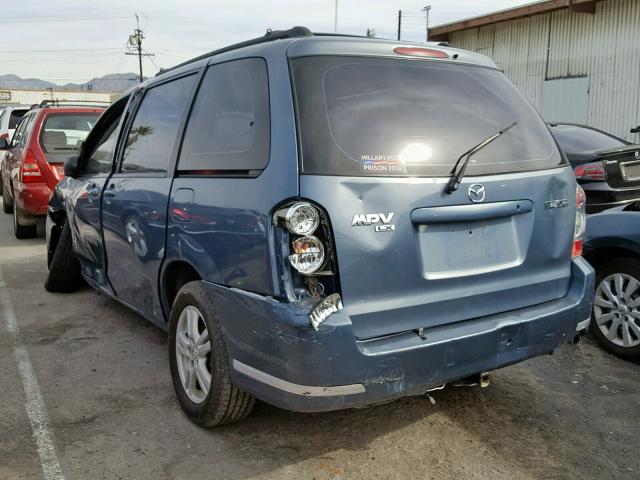 JM3LW28J250546608 - 2005 MAZDA MPV WAGON GRAY photo 3