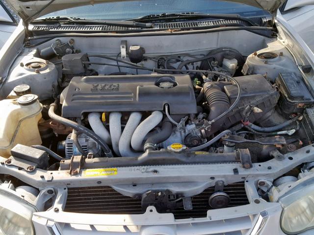 2T1BR12E22C570619 - 2002 TOYOTA COROLLA CE SILVER photo 7