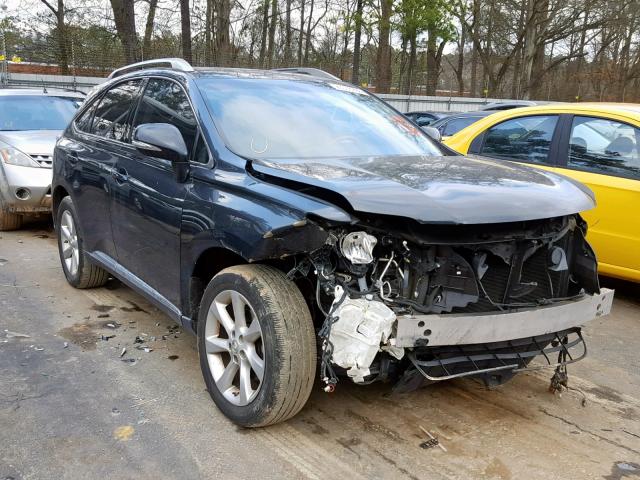 2T2ZK1BA7BC042022 - 2011 LEXUS RX 350 BLACK photo 1