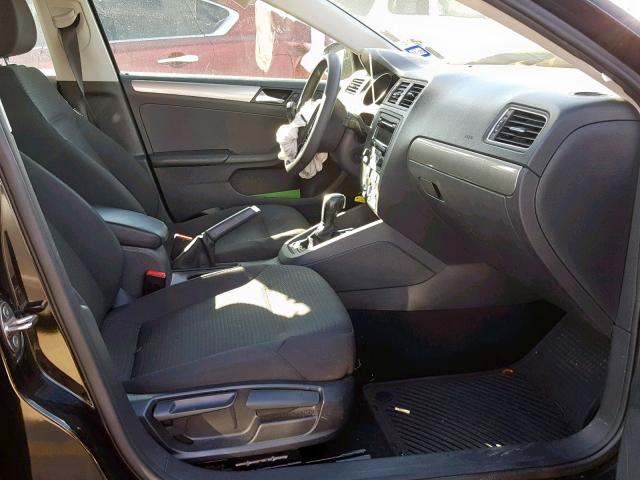 3VWD07AJ7FM309078 - 2015 VOLKSWAGEN JETTA SE 黑色 照片 5