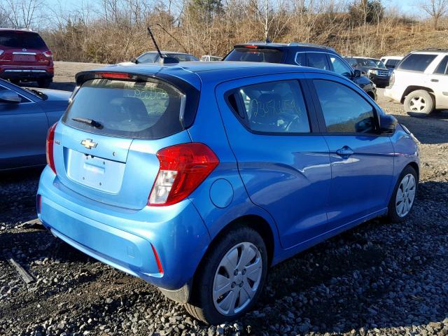 KL8CB6SA3JC475926 - 2018 CHEVROLET SPARK LS BLUE photo 4