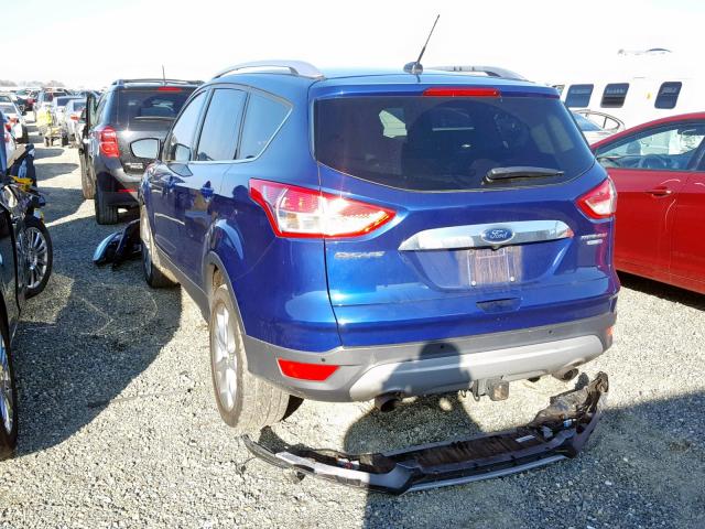 1FMCU9J99EUE53788 - 2014 FORD ESCAPE TIT BLUE photo 3